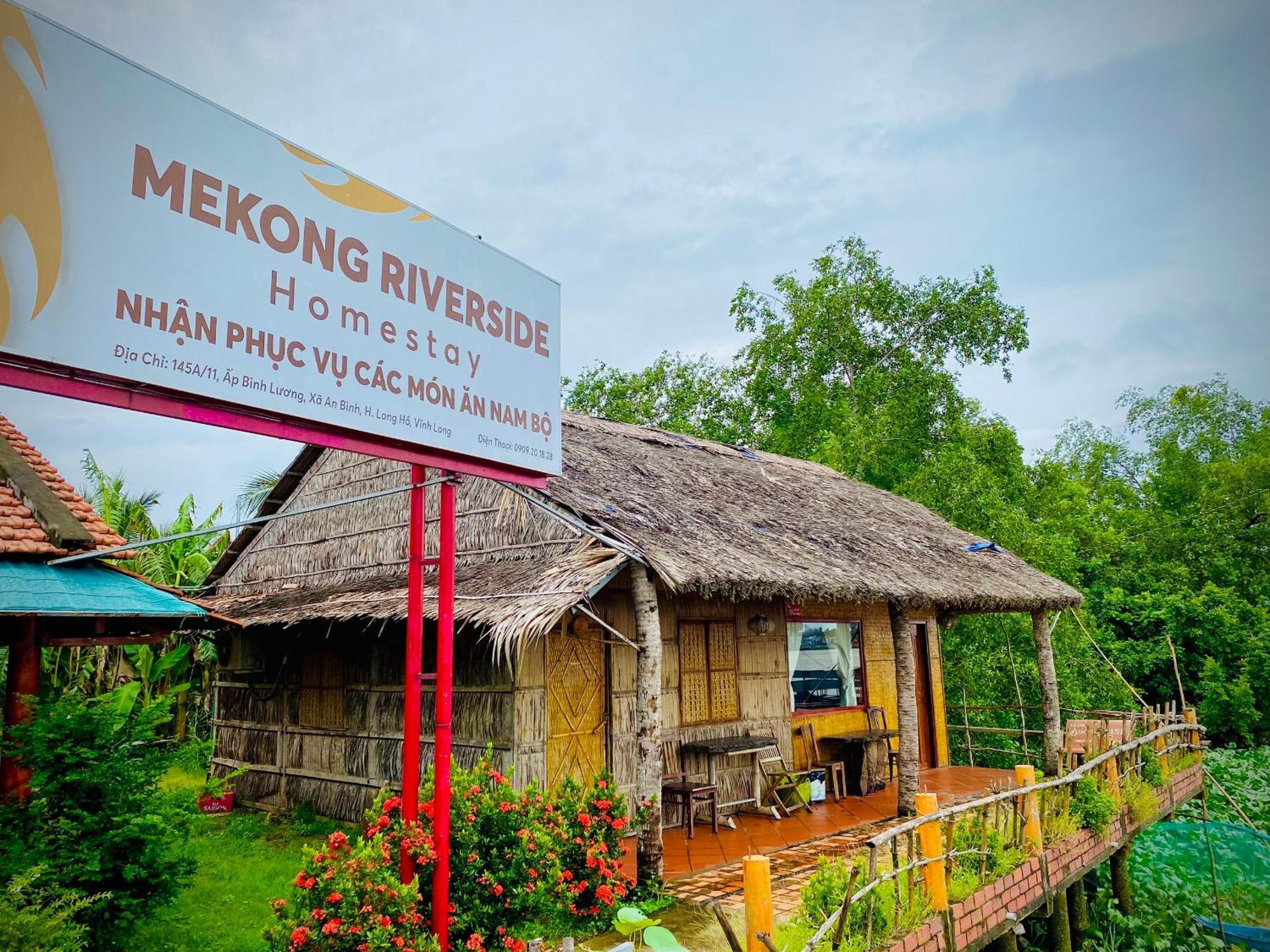 Mekong Riverside Homestay Віньлонґ Екстер'єр фото